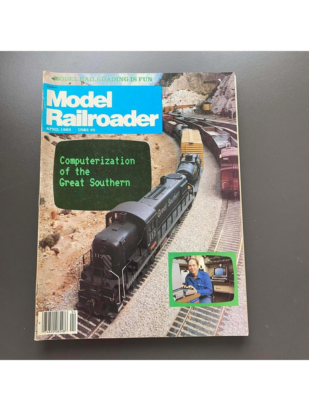 Model Railroader April 1983 Vintage History Magazine